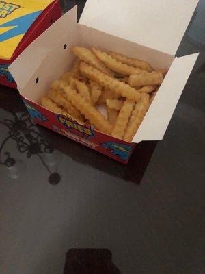 Unseasoned fries