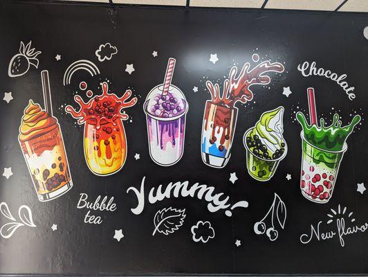 Boba mural