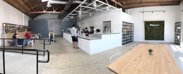 Pano of the space. Come in person to soak it in..