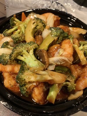 Shrimp with Chinese Vegetables Dinner