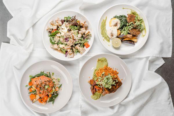 Get fresh meals delivered for breakfast, lunch, and dinner