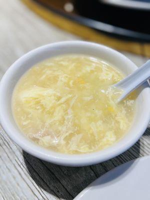 Corn egg soup