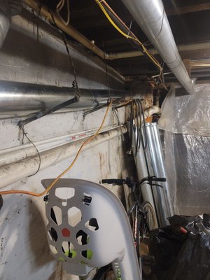 New duct work.