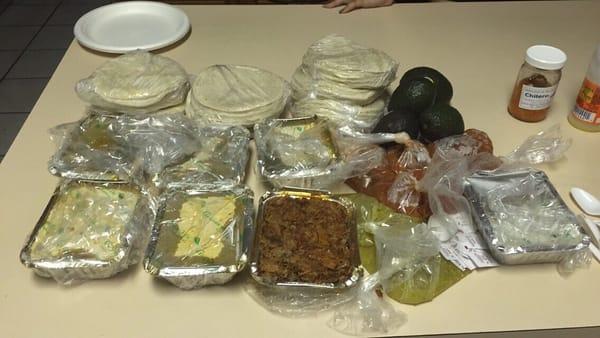 Barbacoa, tortillas, avocados, and spices !