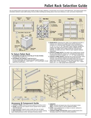 Free pallet rack selection guide.