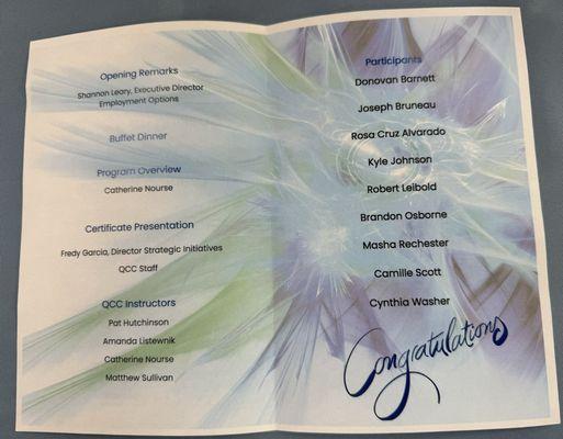 Graduation program