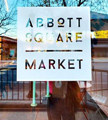 Negranti Creamery is inside of the Abbott Square Market