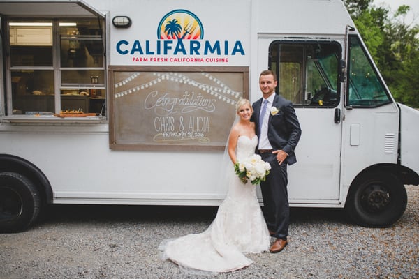 Califarmia loves to cater weddings!