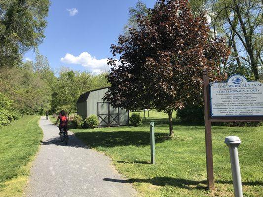 Trailhead at Lamberton Middle School