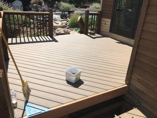 TREX decking I installed.