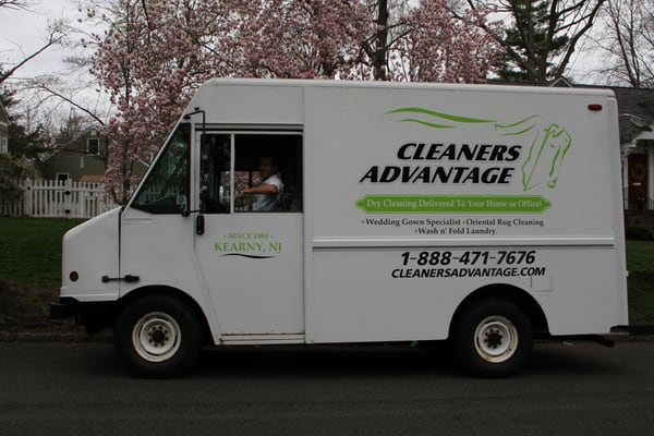 Our Delivery Truck comes right to your Door!  Service with a Smile!