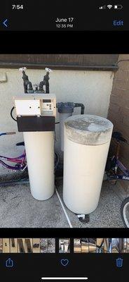 Water softeners that they wouldn't use even though it's installed!