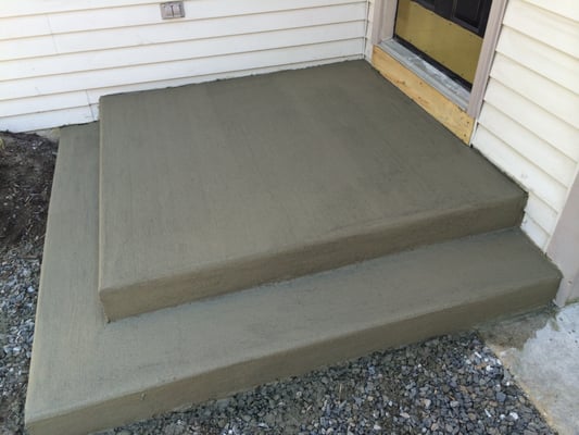 Porch Landing installed after rip out of old