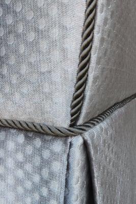 Angel Song Regal Dot Grey Empire Glider Recliner Close Up