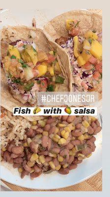 Fish Tacos  by #Chefjonesjr