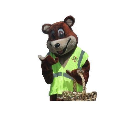 Safety Bear is Action Law Offices Mascot for their "BE SEEN" safety program for children.