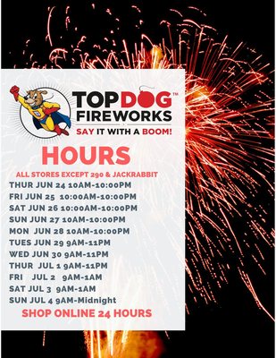 TOPDOG Fireworks I-10 Houston