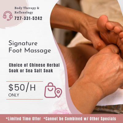 Body Therapy & Reflexology
 263 Commercial Blvd, Lauderdale-By-The-Sea, FL 33308
 Call us at 727-331-5242