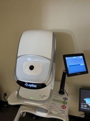 Our office utilizes optomap retinal imaging to help for early detection of retinal diseases.