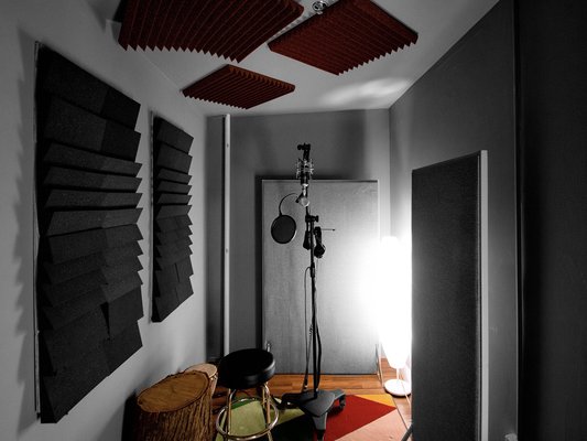 Vocal booth B.