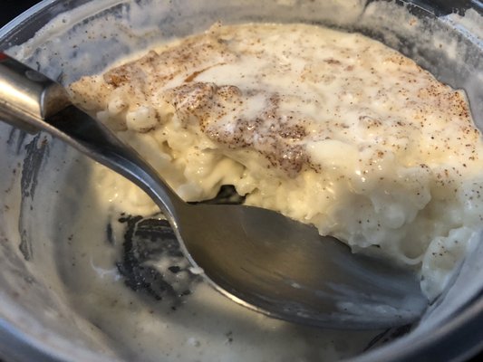 The best rice pudding ever.