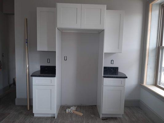 Kitchen cabinets