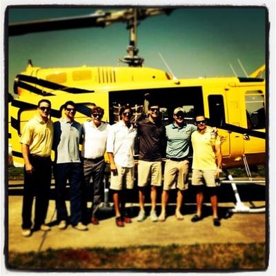 Helicopter to the Masters 2014