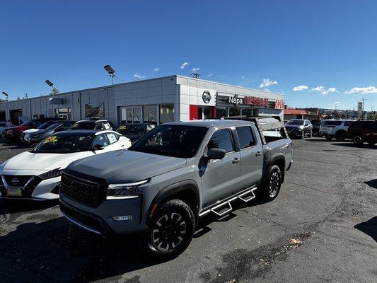 2023 Boulder Gray Nissan Frontier Pro-4X