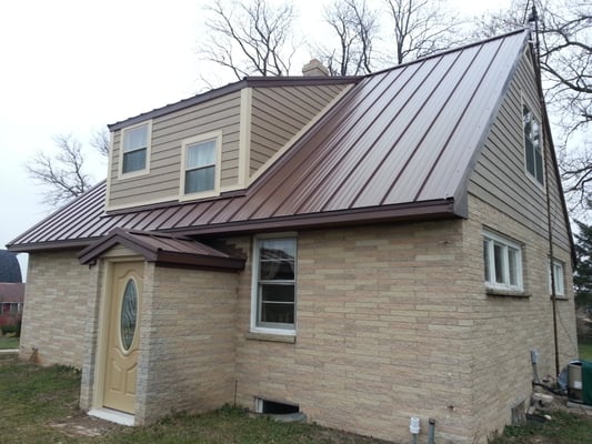 Low maintenance siding and roofing.