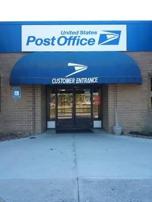 Front of post office