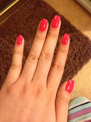 Beautiful manicure using Orly nail polish! Thanks Helen!