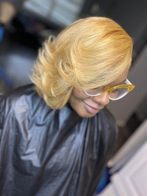 Quick weave closure bob