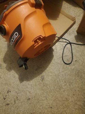 shopvac missing wheels