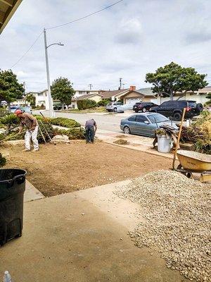 Front yard before