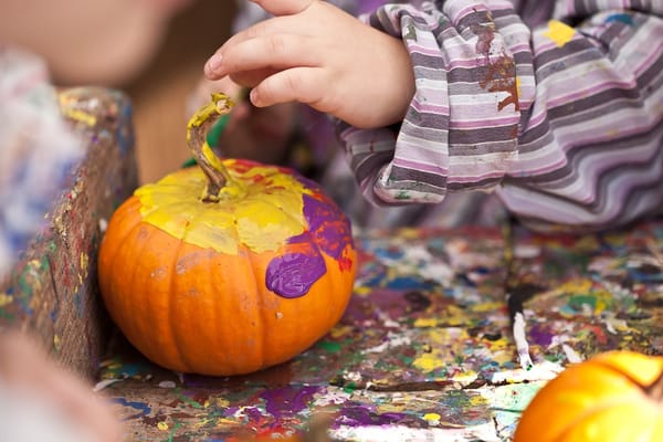 Pick-Your-Own Pumpkins at Weaver's Orchard during their Fall Family Fun Days.