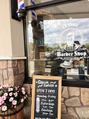 Classic Barbers in Bernardsville, NJ.