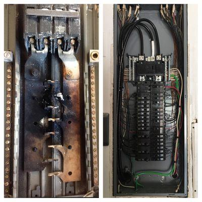 TexServ was able to get this fire hazard replaced for the customer the same day.