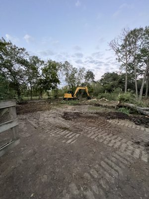 Horse paddock cleared in Friendswood, TX