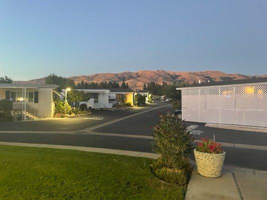 Homes at Sunset