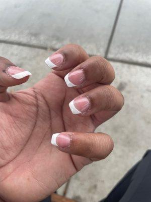 Nails French tip