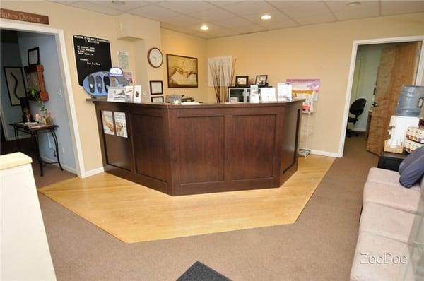 Reception desk