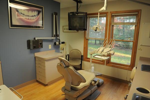 Our clean modern, treatment rooms.