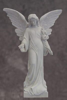 Italian Hand Carved Angel Statue