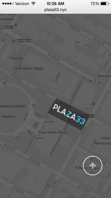 Location of plaza