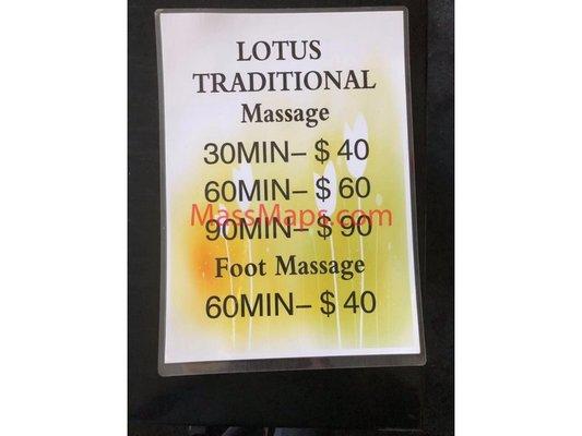 "Here at Lotus Traditional Massage we have been Offering traditional Asian massage and many other massage modalities in a serine, relaxing e