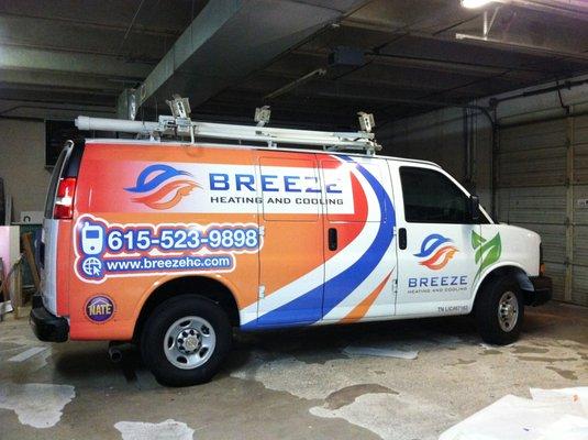 Service Van wrap