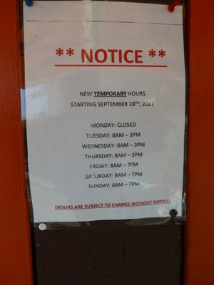 Operating Hours