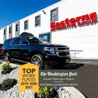 We're proud to announce that we've been named a Top Workplace by Washington Post for the third year in a row!