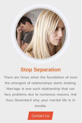 Stop separating