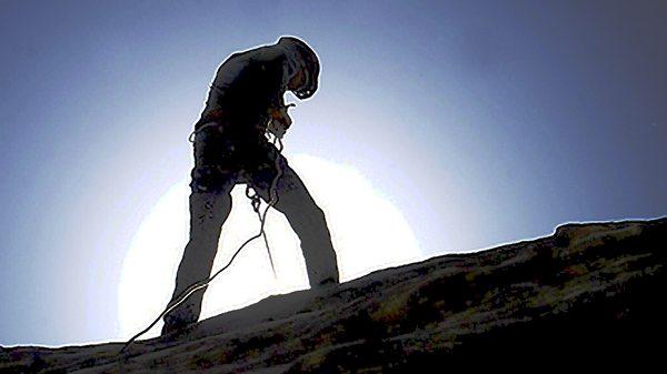 So, you think it's easy to walk backwards off a cliff.